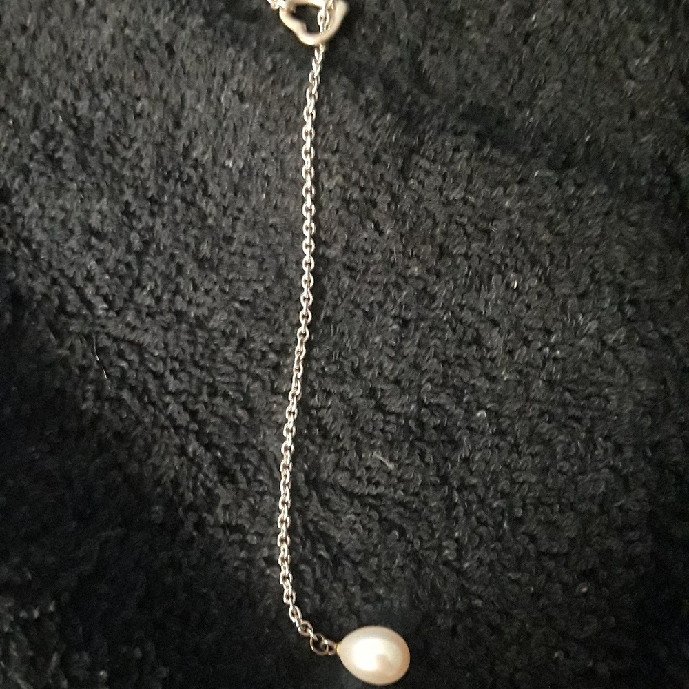 Elsa Peretti Open heart Lariat necklace